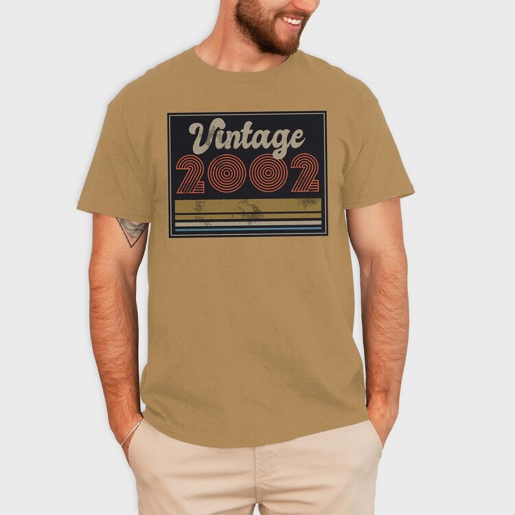 Vintage 2002, Tricou Barbati (Unisex)