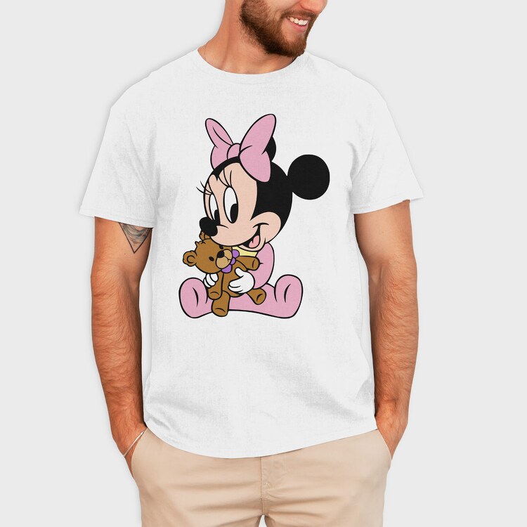 Baby Minnie Mouse, Tricou Barbati (Unisex)