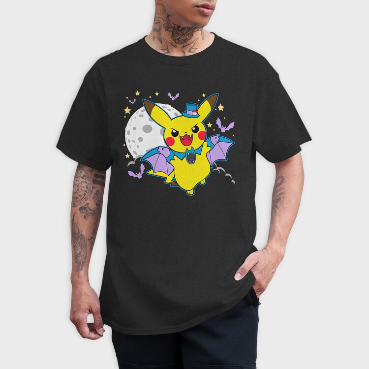 Pikachu Vampire Hat, Tricou Barbati (Unisex)