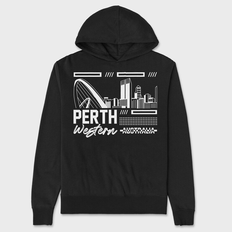 Perth, Hanorac Oversize Barbati (Unisex)