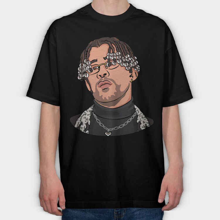 Drip King Vibes, Tricou Oversize Barbati (Unisex)