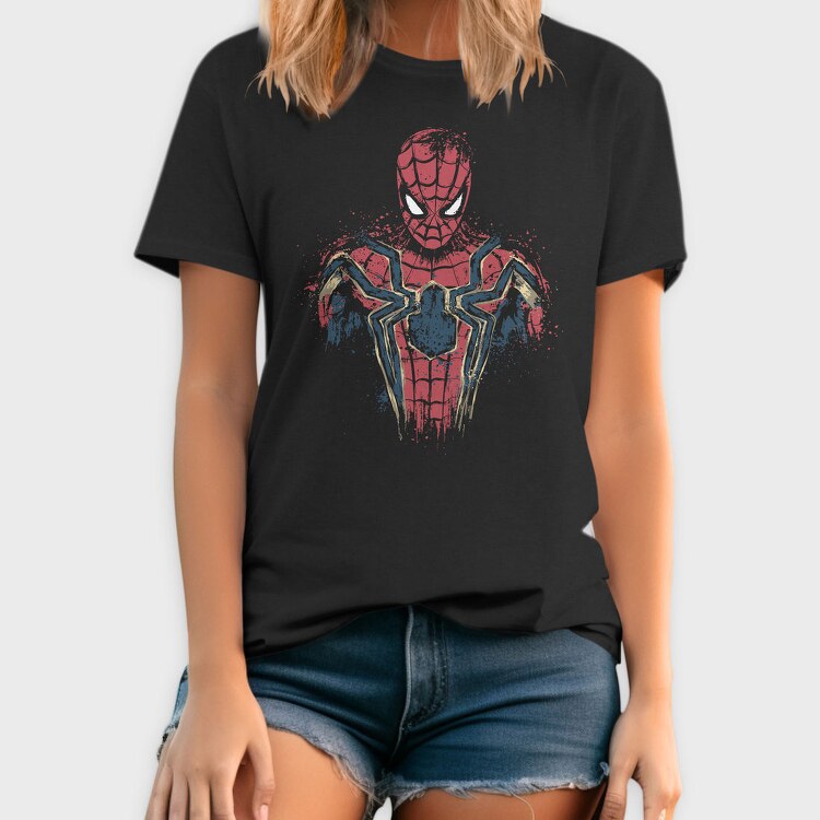 Spiderman Splash, Tricou Barbati (Unisex)