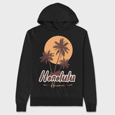 Honolulu, Hanorac Oversize Barbati (Unisex)