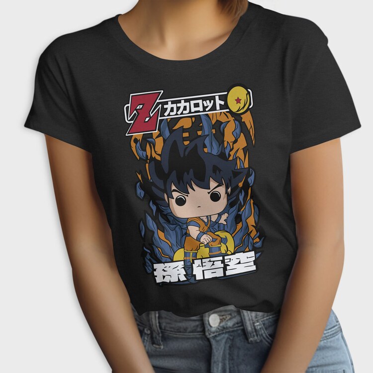 Funko Anime Dragon Ball Son Goku, Tricou Femei