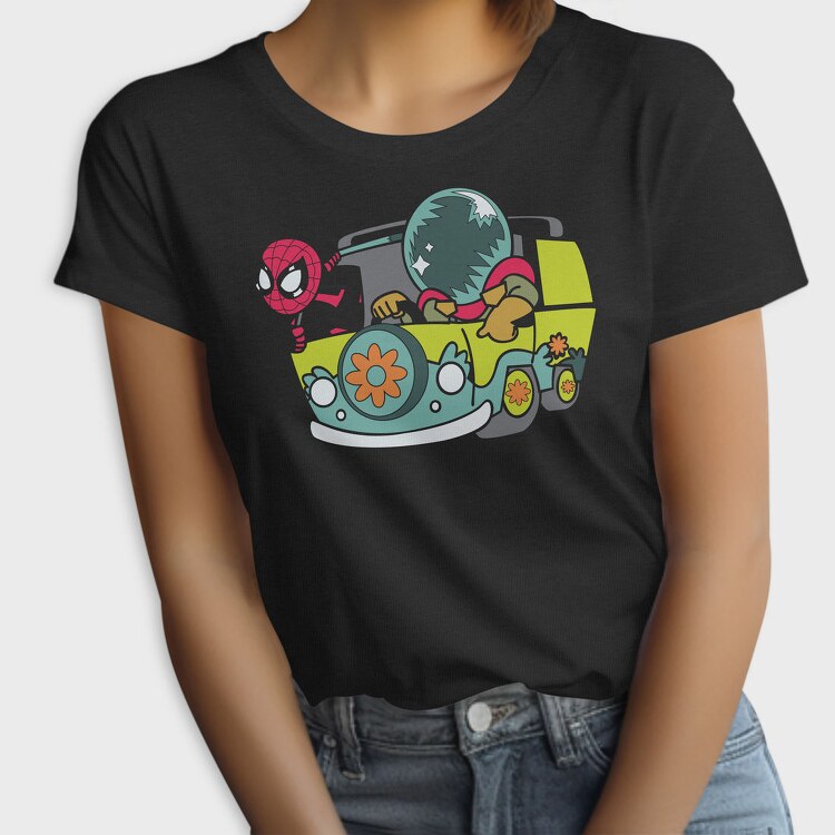 Spiderman Surf Van, Tricou Femei