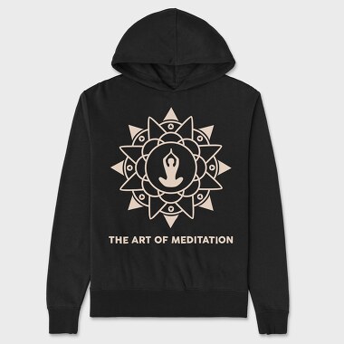 The Art of Meditation, Hanorac Oversize Barbati (Unisex)