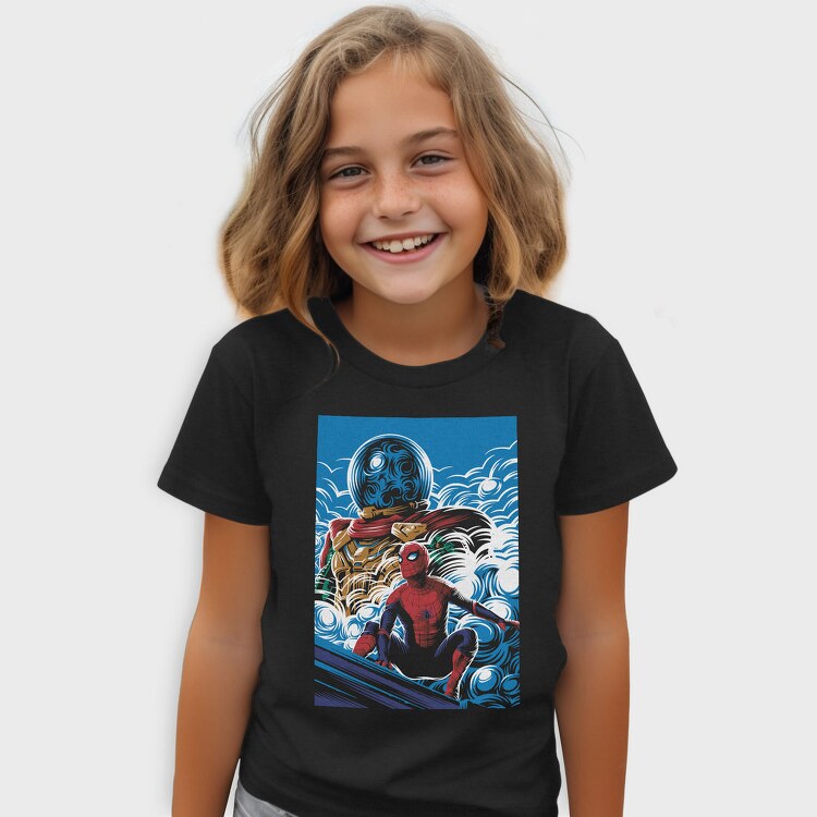 Spiderman Surfing Storm, Tricou Copii