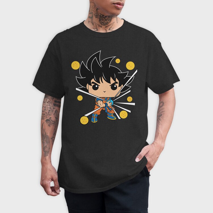 Funko Anime Drangon Ball Z 2, Tricou Barbati (Unisex)