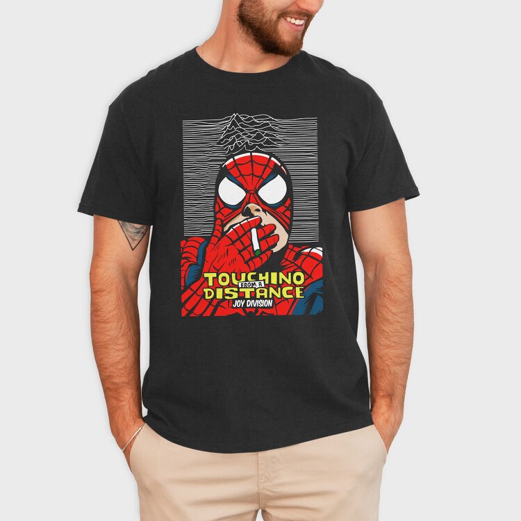 Spiderman Distance, Tricou Barbati (Unisex)