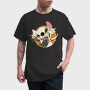 Pirate Cat Crown, Tricou Barbati (Unisex)