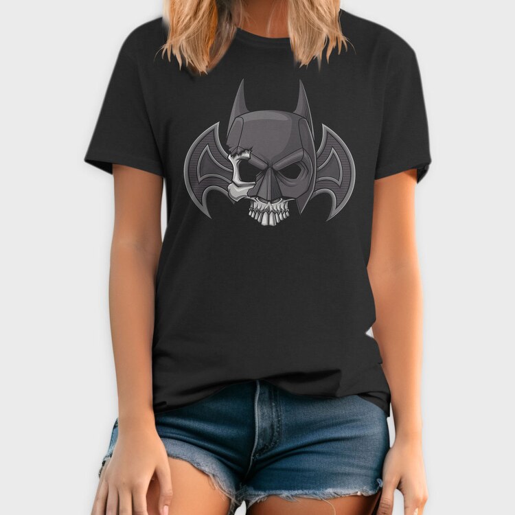 Batman Skull Emblem, Tricou Barbati (Unisex)