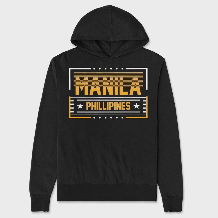 Manila, Hanorac Oversize Barbati (Unisex)