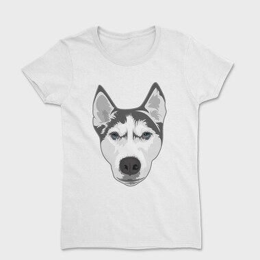 Husky Portrait, Tricou Femei