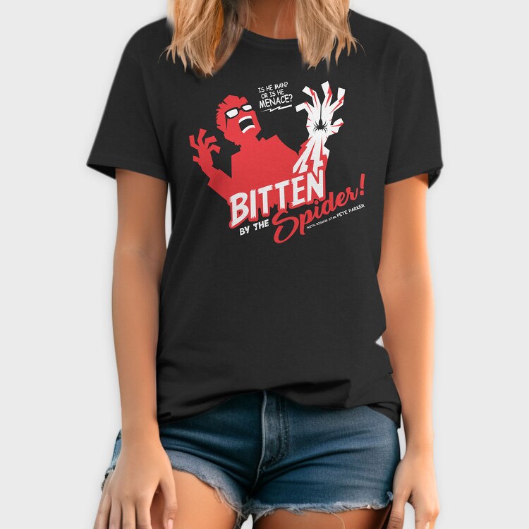 Bitten Spider Scream, Tricou Barbati (Unisex)