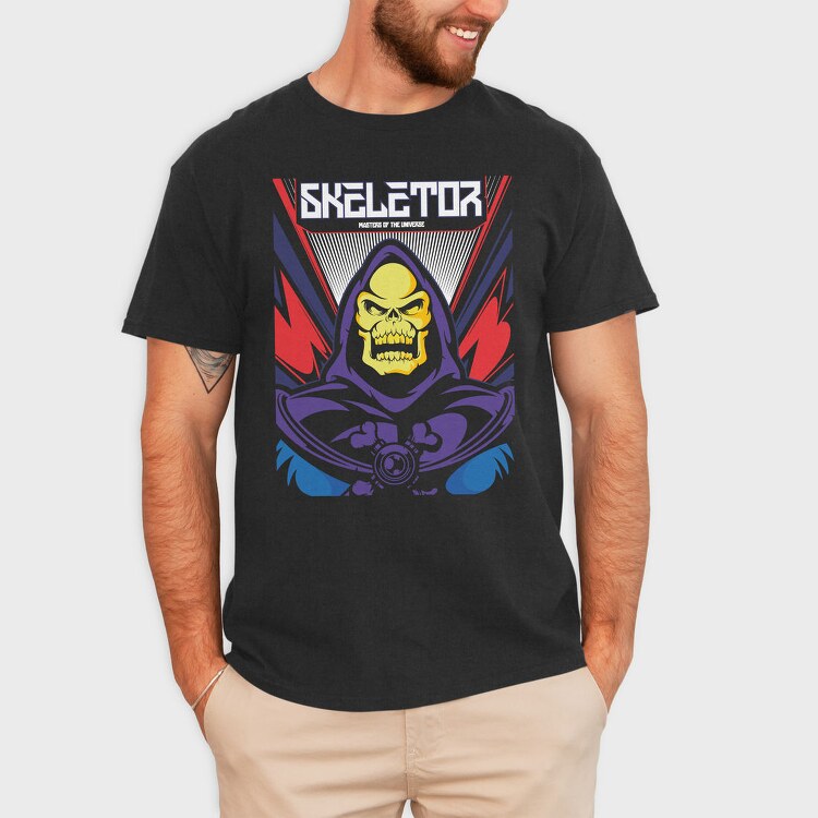 Skeletor Skull, Tricou Barbati (Unisex)