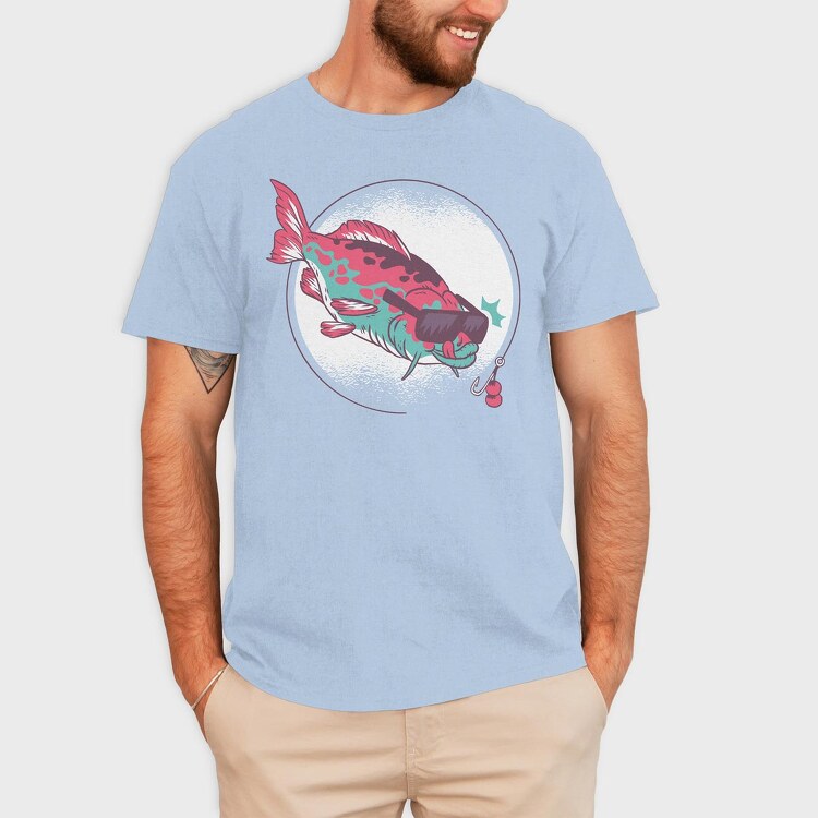 Carpa Fish, Tricou Barbati (Unisex)