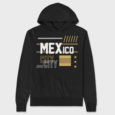 Mexico City, Hanorac Oversize Barbati (Unisex)