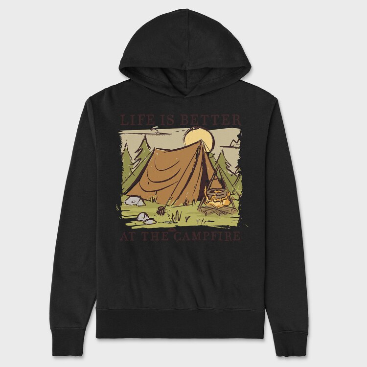 Campfire, Hanorac Oversize Barbati (Unisex)