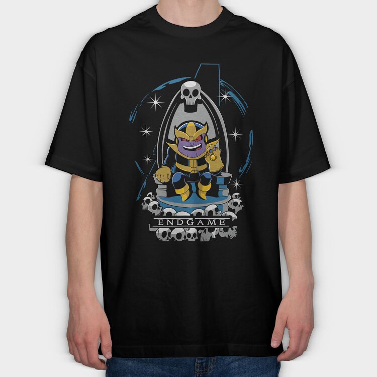 Skull Warrior, Tricou Oversize Barbati (Unisex)