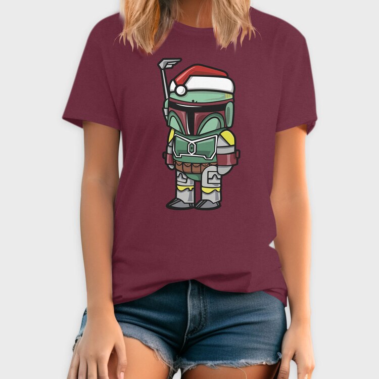 Boba Fett Xmas, Tricou Barbati (Unisex)