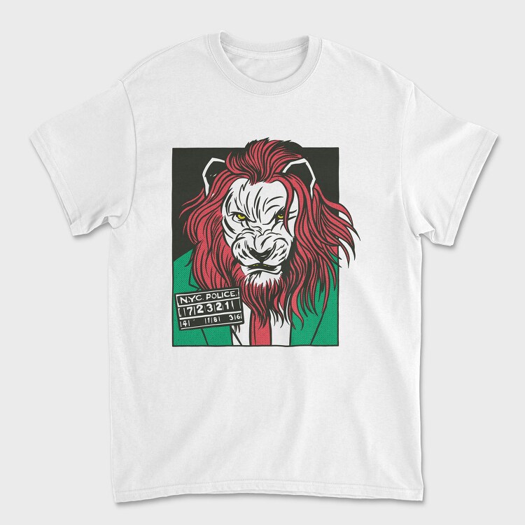 Lion Cartoon, Tricou Barbati (Unisex)