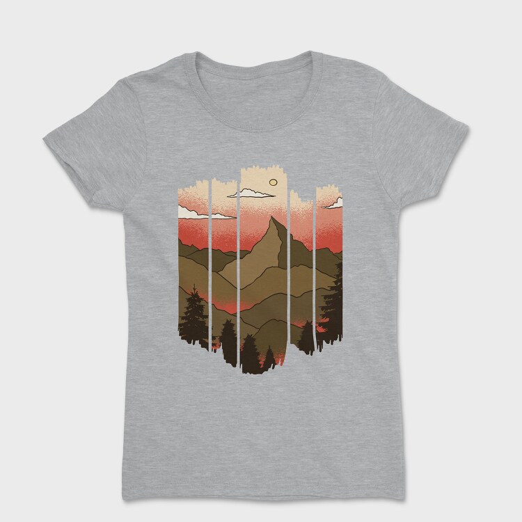 Cut Out Landscape, Tricou Femei