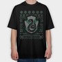 Slytherin Sweater, Tricou Oversize Barbati (Unisex)