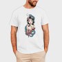 Snake Rose Beauty, Tricou Barbati (Unisex)