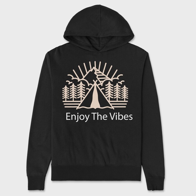 Enjoy the Vibes, Hanorac Oversize Barbati (Unisex)