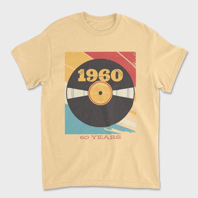 Vynil 60's, Tricou Barbati (Unisex)