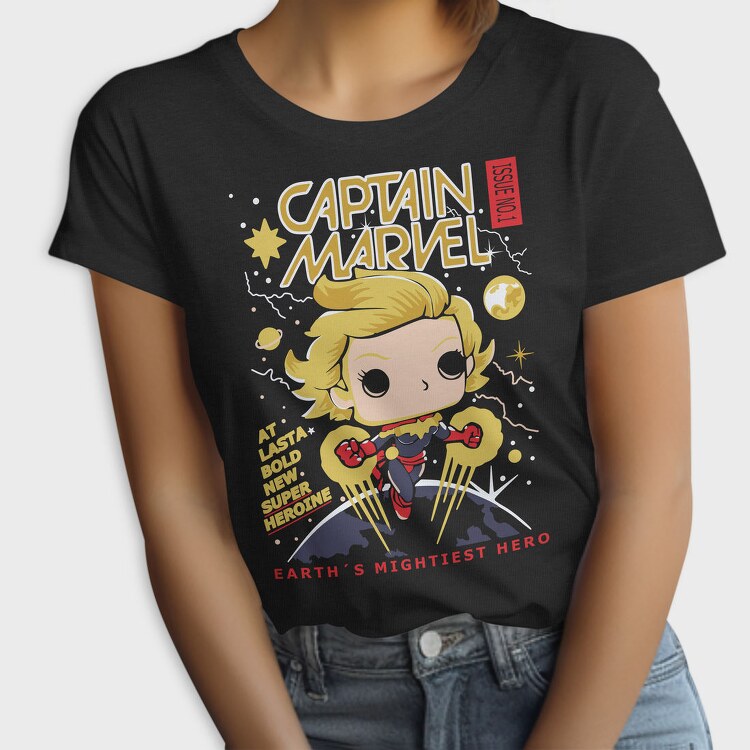 Captain Marvel Comic, Tricou Femei