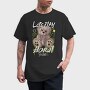 Lets Play Hard Teddy Bear, Tricou Barbati (Unisex)