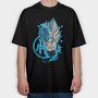 Super Saiyan Blue Burst, Tricou Oversize Barbati (Unisex)