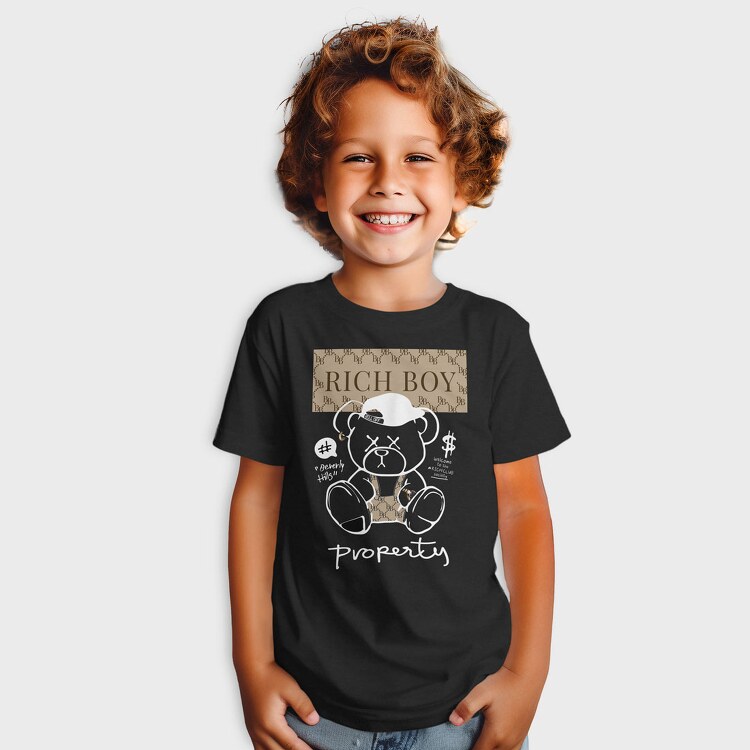 Rich Boy Teddy Bear, Tricou Copii