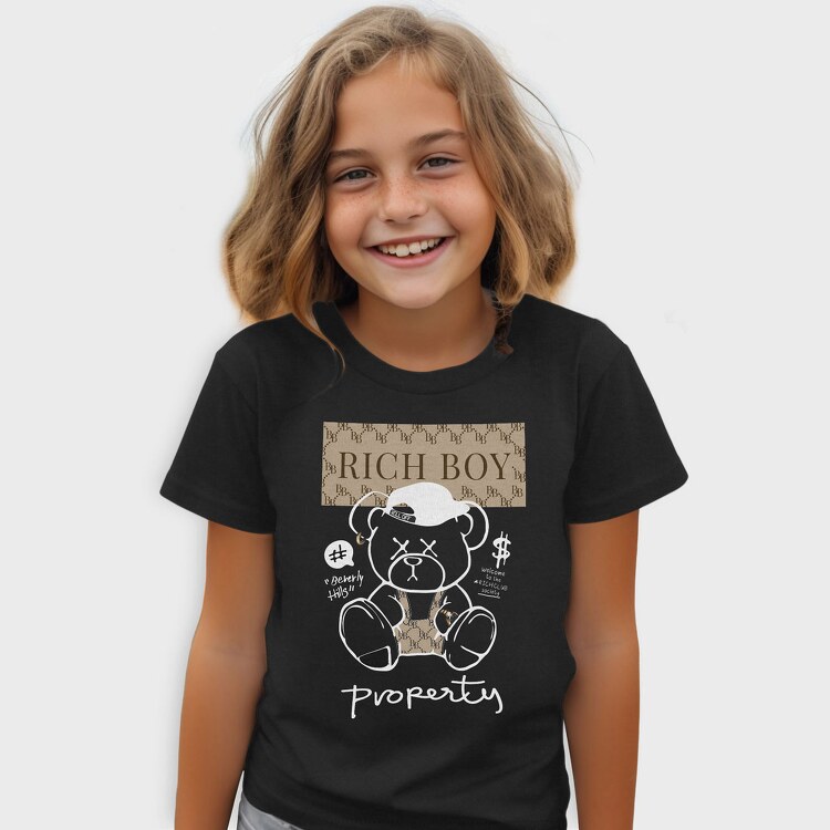 Rich Boy Teddy Bear, Tricou Copii