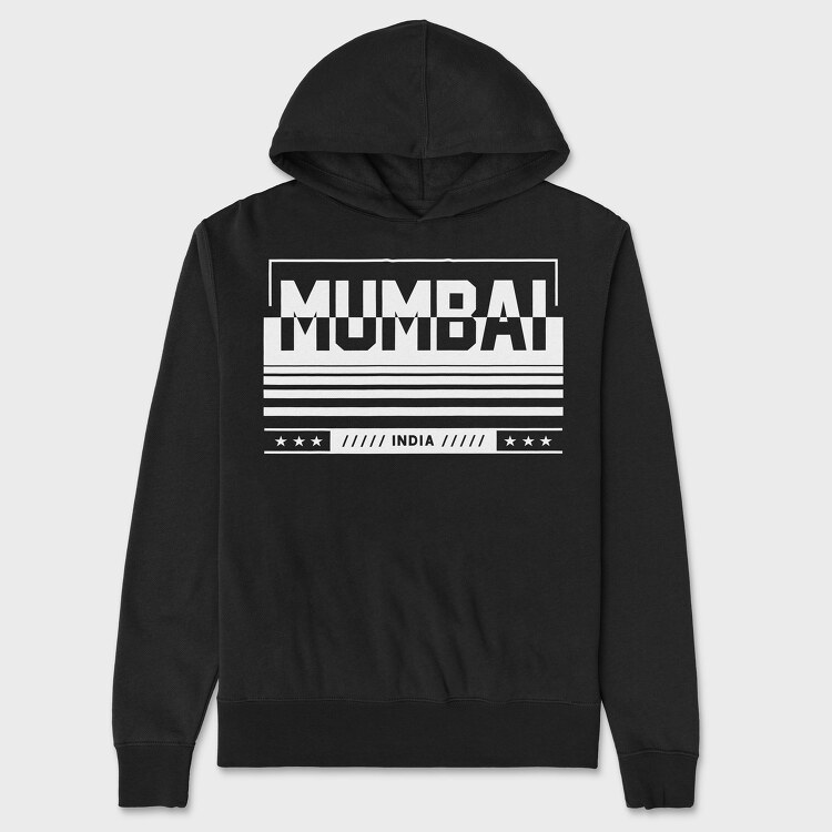 Mumbai, Hanorac Oversize Barbati (Unisex)