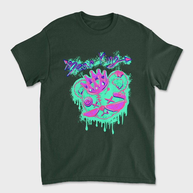 Teddy Bear King, Tricou Barbati (Unisex)