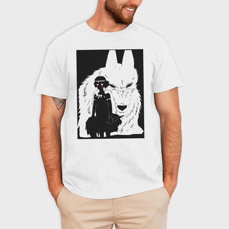Princess Mononoke, Tricou Barbati (Unisex)