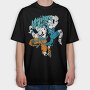 Super Saiyan Burst, Tricou Oversize Barbati (Unisex)
