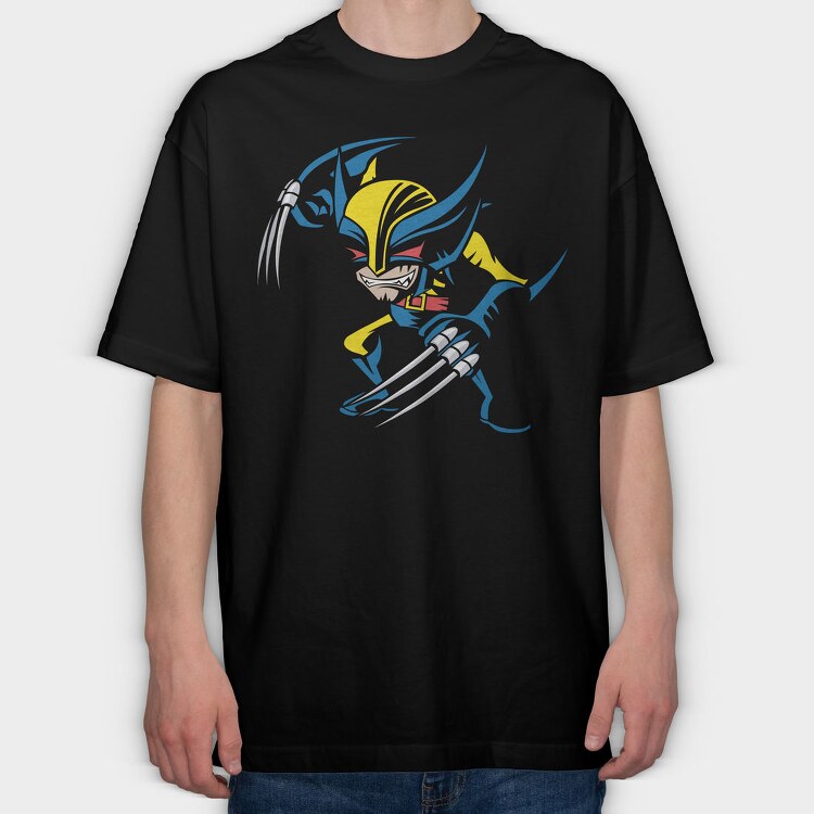 Wolverine Claw Punch, Tricou Oversize Barbati (Unisex)