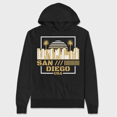 San Diego, Hanorac Oversize Barbati (Unisex)