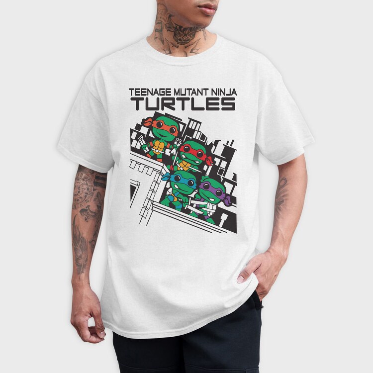 Teenage Mutant Ninja Turtles, Tricou Barbati (Unisex)