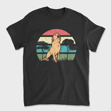 Tricou Barbati (Unisex), Retro Retriever