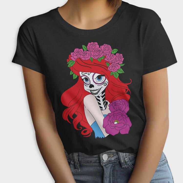 Rosa Dia De Los Muertos, Tricou Femei