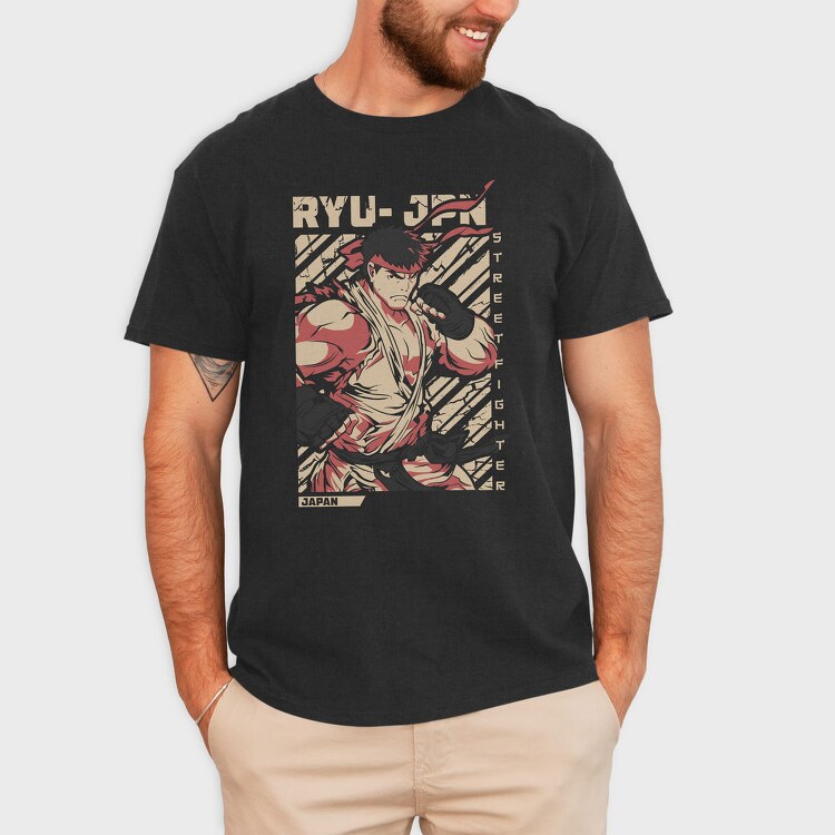 Ryu Street Fighter, Tricou Barbati (Unisex)