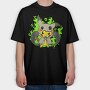 Pikachu Ghost Howl, Tricou Oversize Barbati (Unisex)