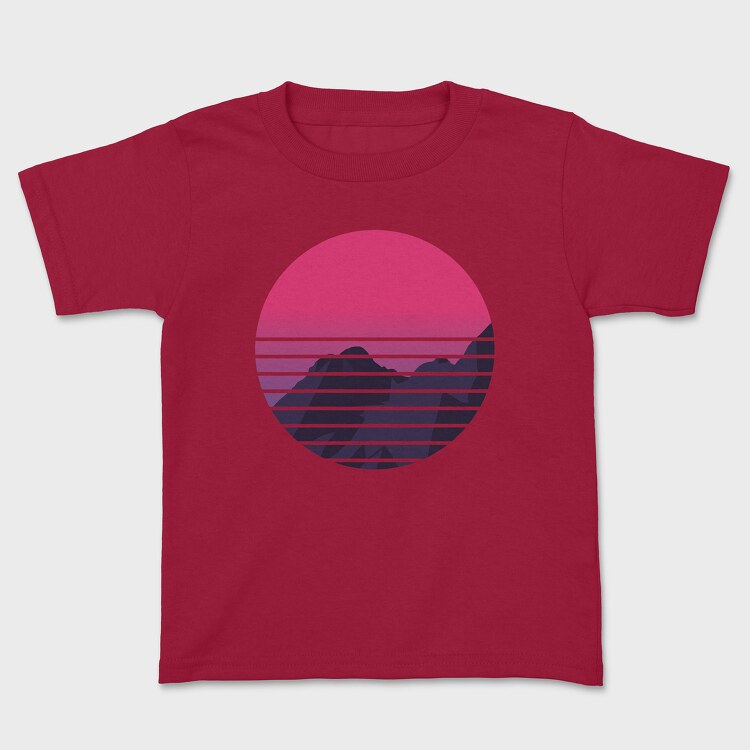 Retro Mountain, Tricou Copii