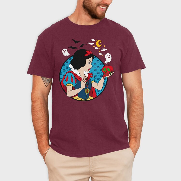 Halloween Snow White, Tricou Barbati (Unisex)