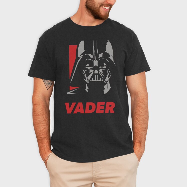 Darth Vader Face, Tricou Barbati (Unisex)