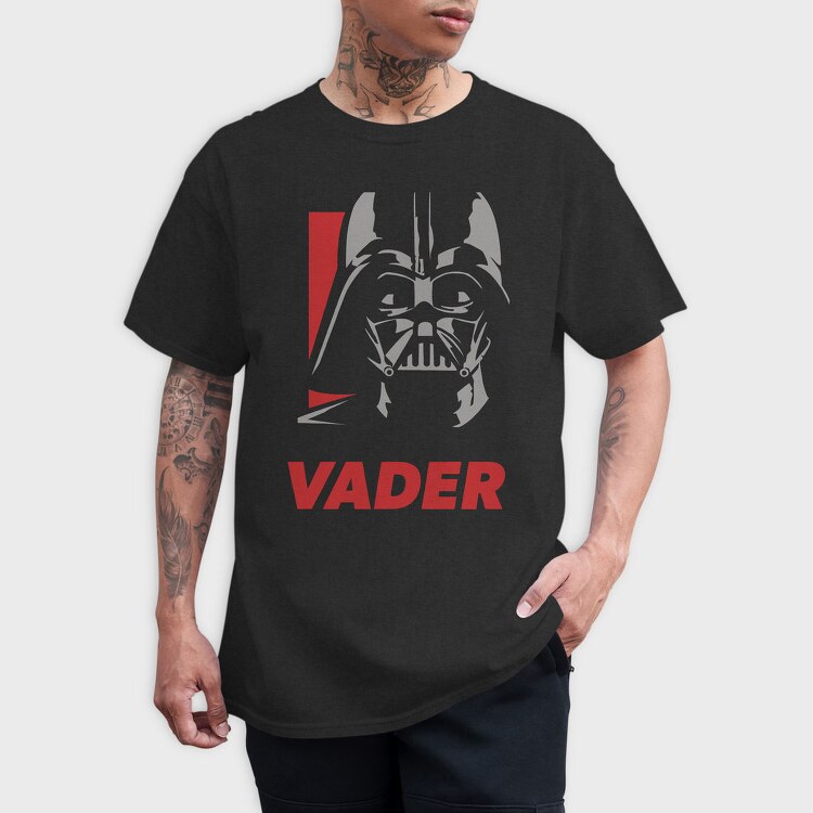 Darth Vader Face, Tricou Barbati (Unisex)